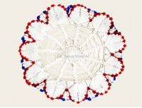 CROCHET ROUND CENTER TABLE MAT-NC575