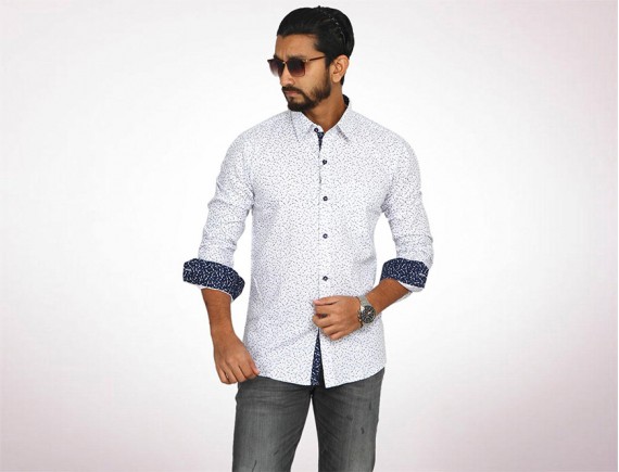 Raymond Fine Cotton Long Sleeve Shirt-4935